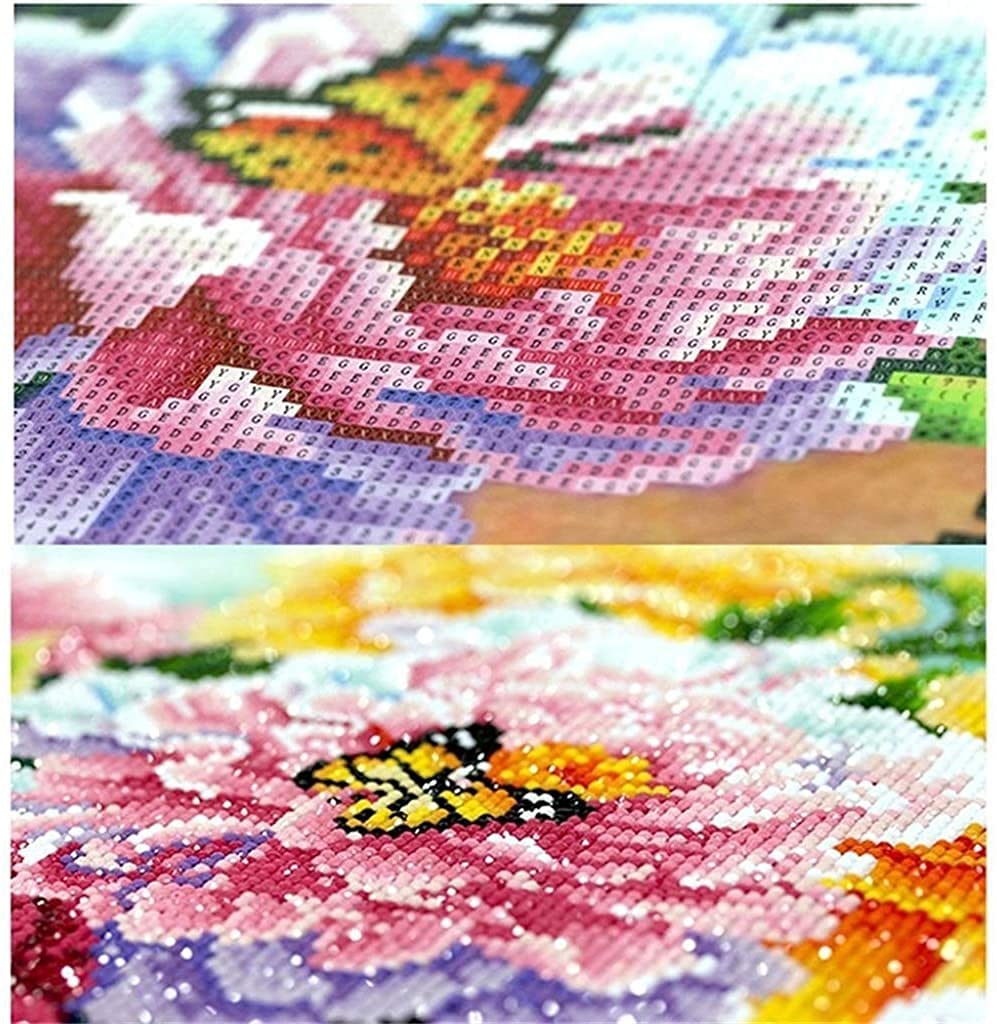 HASTHIP 5D Diamond Painting by Number Kit, 30x40cm Full Drill FlowerDiamond Painting Rhinestone Embroidery Pictures for Adults Kids Relaxation and Home Wall Decor (Multi 5) HASTHIP 5D Diamond Painting by Number Kit, 30x40cm Full Drill FlowerDiamond Painting Rhinestone Embroidery Pictures for Adults Kids Relaxation and Home Wall Decor (Multi 5)